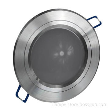 Round recessed 3W LED downlight, CE mark